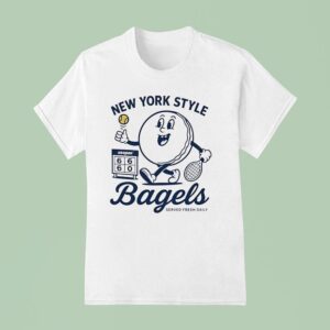 New York Style Bagels Served Fresh Daily Tennis T Shirt