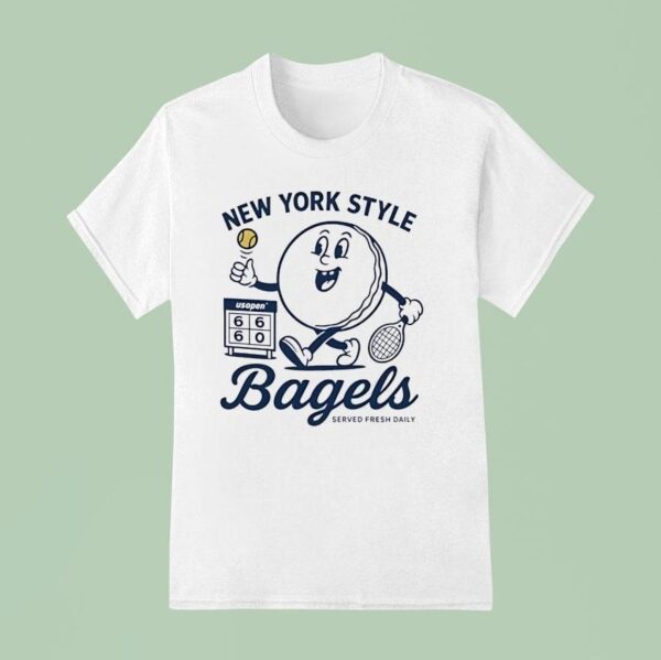 New York Style Bagels Served Fresh Daily Tennis T Shirt