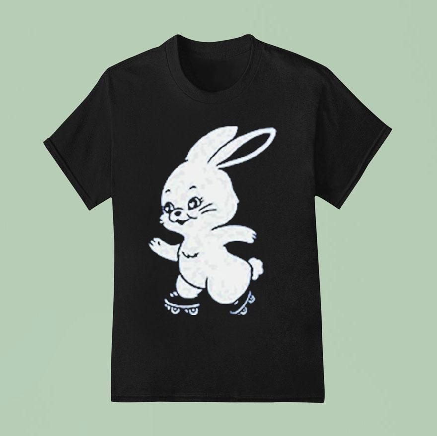 Newjeans Bunny Logo T Shirt