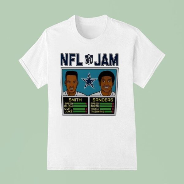 Nfl Jam Smith And Sanders Dallas Cowboys T Shirt