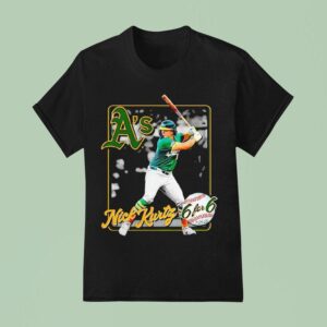 Nick Kurtz For Oakland Athletics Baseball T Shirt