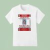 Nicolas Maduro Reward Wanted T Shirt