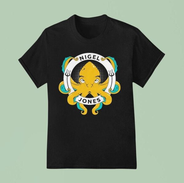 Nigel Jones Octopus Logo T Shirt