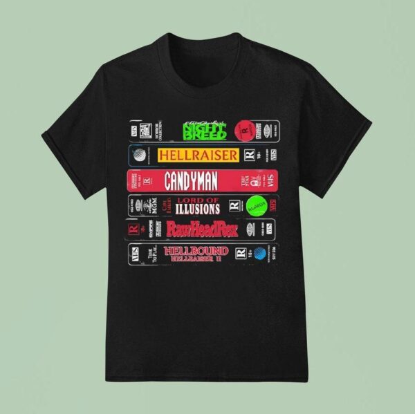 Nightbreed Hellraiser Candyman Lord Of Illusions Rawhead Rex Hellbound Hellraiser Ii T Shirt