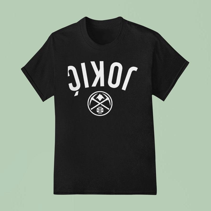 Nikola Jokic Denver Nuggets Logo T Shirt