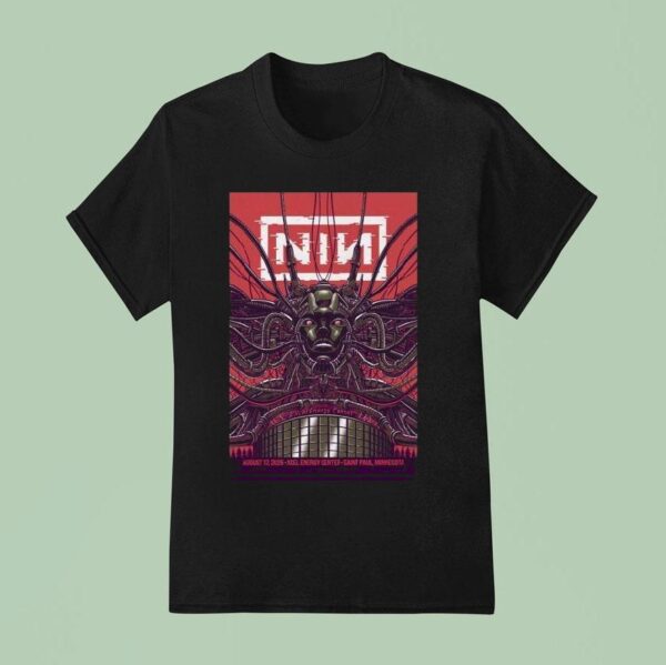 Nine Inch Nails Tour Saint Paul Minnesota T Shirt