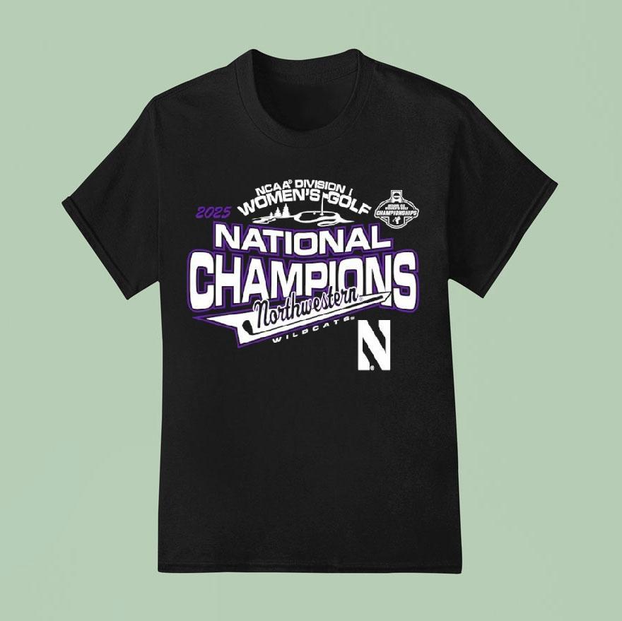 Northwestern Wildcats Ncaa Division I Women S Golf National Champions T Shirt