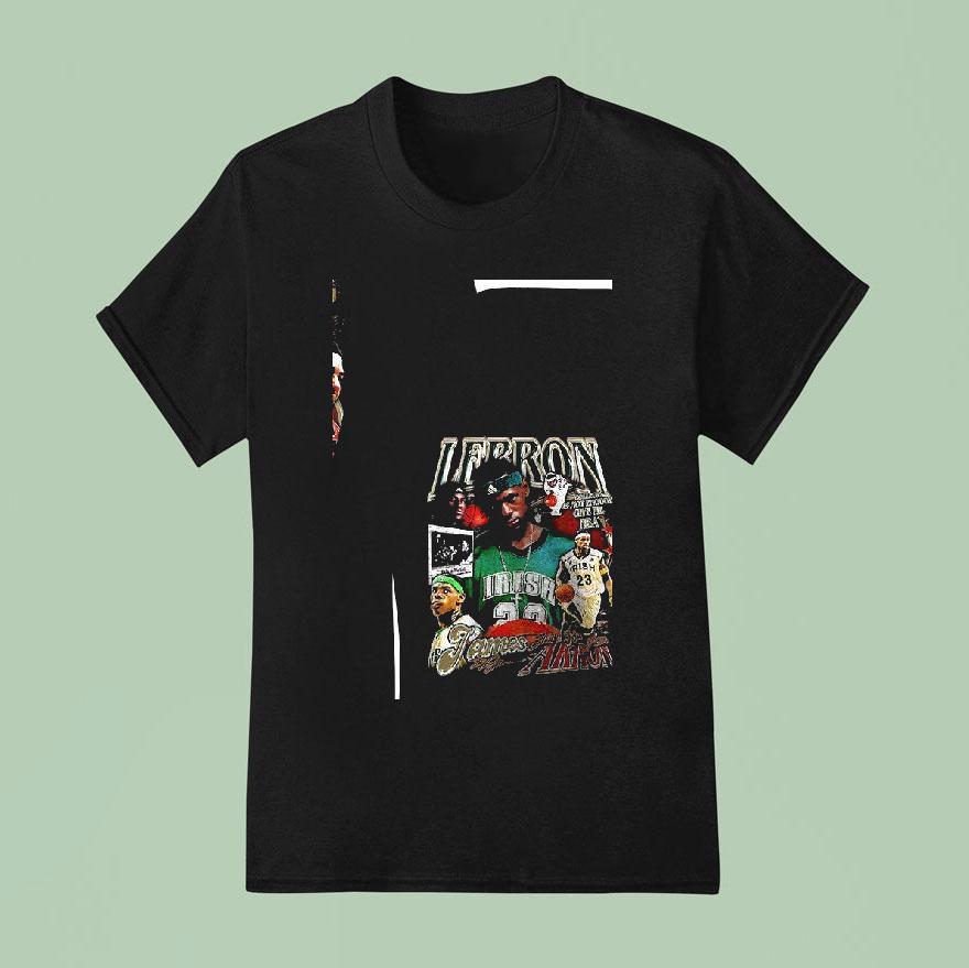 Notre Dame Fighting Irish Lebron James College Is Not Enough Give Me Nba Vintage Signature T Shirt
