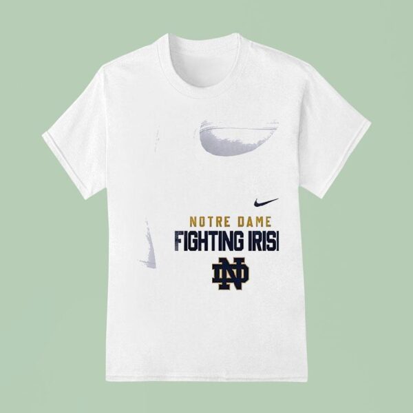 Notre Dame Fighting Irish Ncaa One Nation Under God Cross Graphic T Shirt