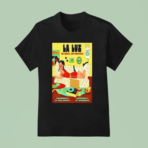 November Show La Luz The Chapel San Francisco T Shirt