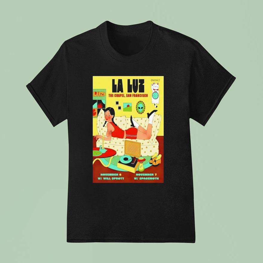 November Show La Luz The Chapel San Francisco T Shirt