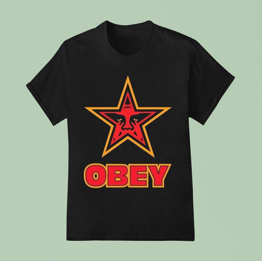 Obey Star T Shirt