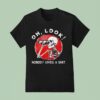 Oh Look Nobody Gives A Shit Sarcastic Skeleton Binoculars T Shirt
