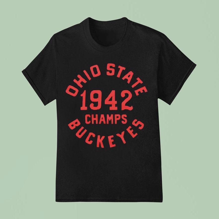 Ohio State Buckeyes National Champs Vintage T Shirt