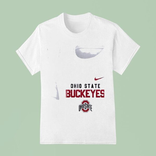 Ohio State Buckeyes Ncaa One Nation Under God Cross Graphic T Shirt