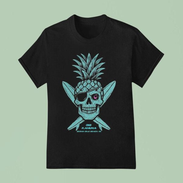 Oib Kahuna Ocean Isle Beach Nc Skull Shark Jolly T Shirt