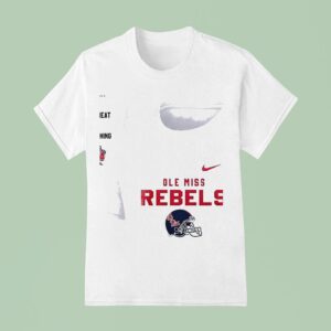 Ole Miss Rebels Ncaa Heartbeat Watching T Shirt
