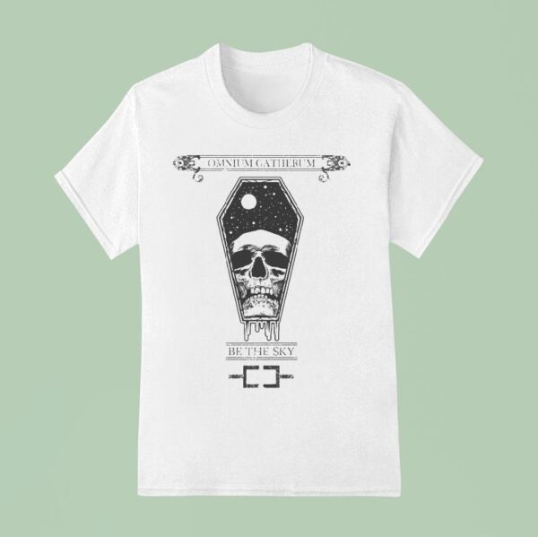 Omnium Gatherum Be The Sky Skull Coffin T Shirt