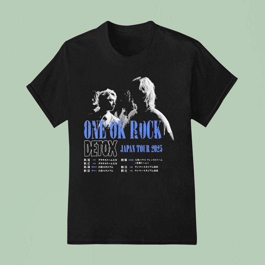 One Ok Rock Detox Japan Tour Dates Photo T Shirt
