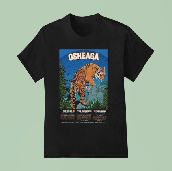 Osheaga Festival Montreal Qc Canada Aug Tiger T Shirt