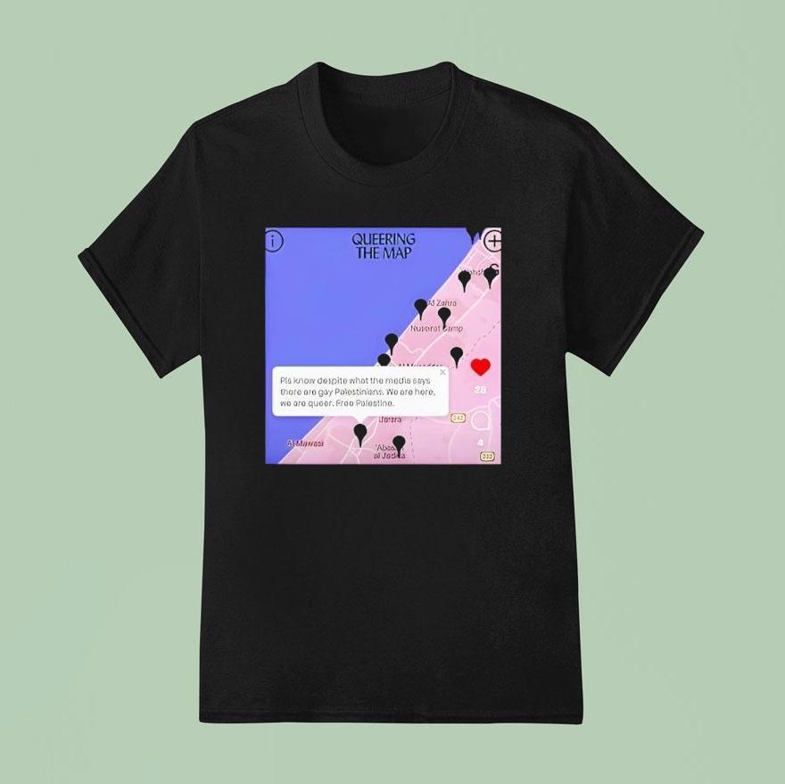 Ottawa Gay Queering The Map Palestine T Shirt