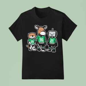 Otter Moose And Robo Guys T Shirt