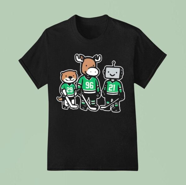 Otter Moose And Robo Guys T Shirt