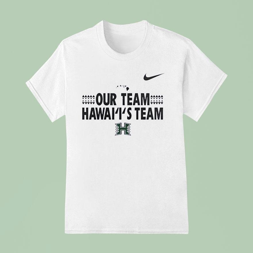 Our Team Hawai I S Team Logo T Shirt