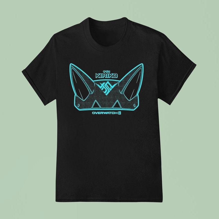 Overwatch Kiriko Fox Ears T Shirt
