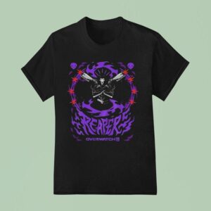 Overwatch Reaper Death Blossom T Shirt