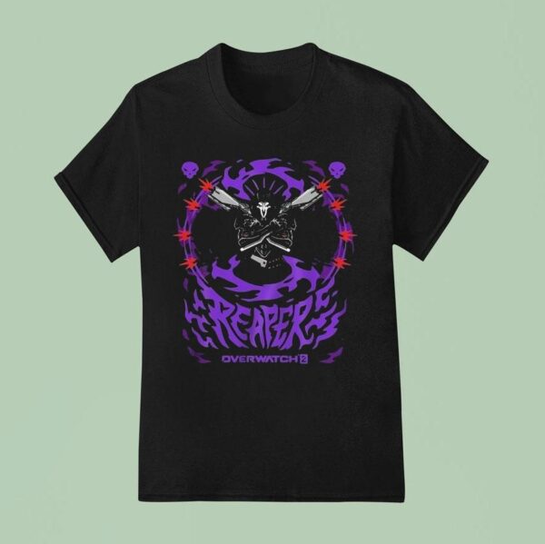 Overwatch Reaper Death Blossom T Shirt