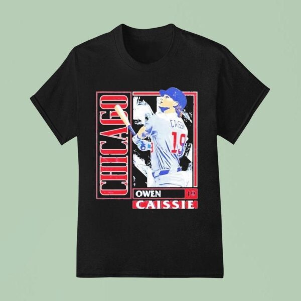Owen Caissie Chicago Cubs Card T Shirt