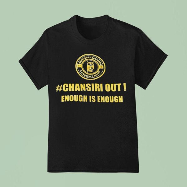 Owl Wednesday Bastards Consilio Et Animals Chansiri Out Enough Is Enough T Shirt
