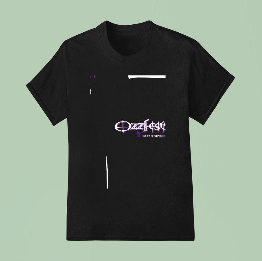 Ozzy Osbourne Ozzfest Live At Paper Tiger Long Live Ozzy T Shirt