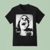 Ozzy Osbourne Screaming Portrait Black And White T Shirt