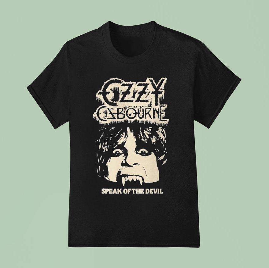 Ozzy Osbourne Speak Of The Devil Face T Shirt