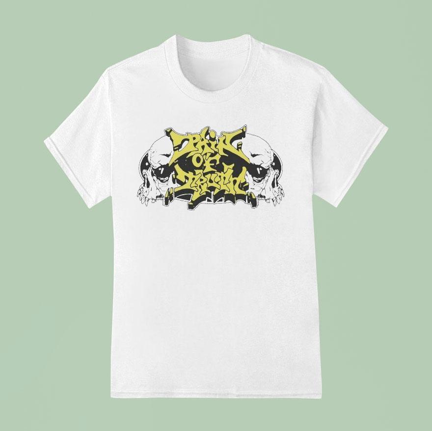 Pain Of Truth Graffiti Skulls T Shirt