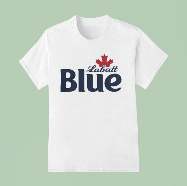 Pamela Anderson Labatt Blue Maple Leaf T Shirt