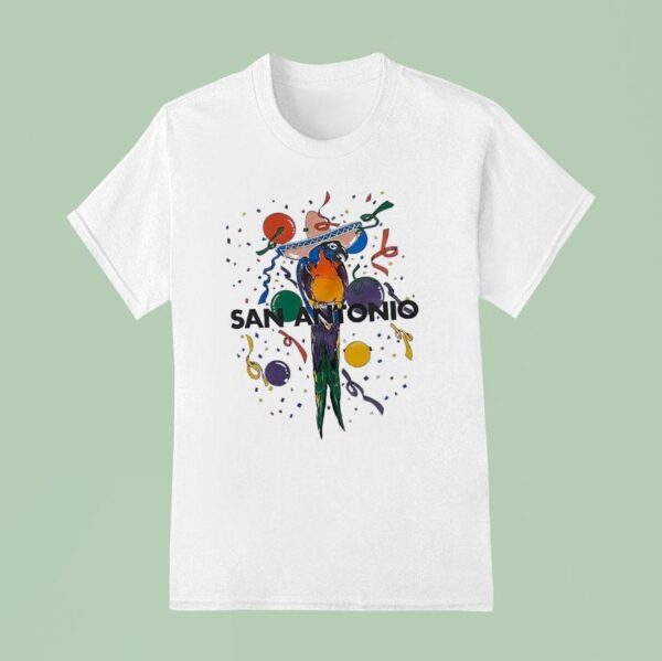 Parrot San Antonio Mexican T Shirt