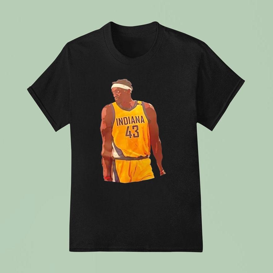 Pascal Siakam Indiana Pacers Nba Basketball Cartoon T Shirt