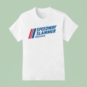 Patriotic Speedway Slammer Indiana T Shirt