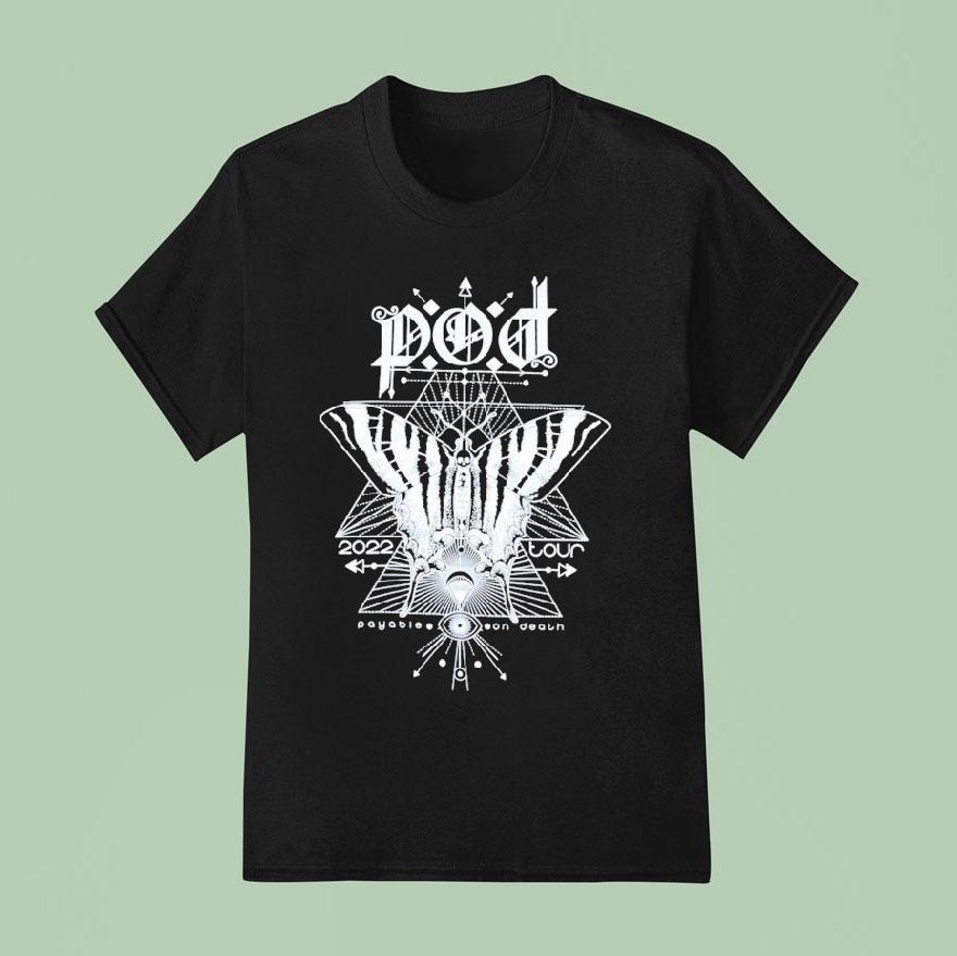 Payable On Death Pod Tour Moth T Shirt