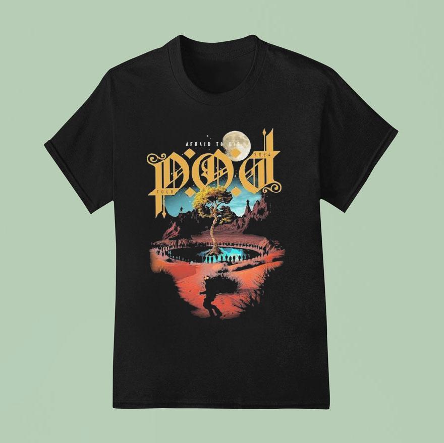 Payable On Death Pod Afraid To Die World Tour T Shirt