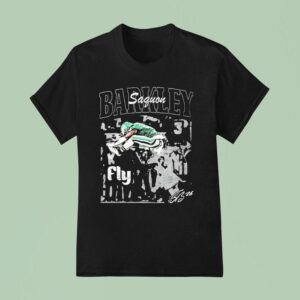 Philadelphia Eagles Barkley Saquon Fly Signature T Shirt