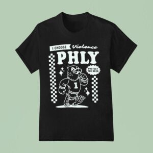 Philadelphia Eagles I Choose Violence Philly Protect Yer Neck T Shirt