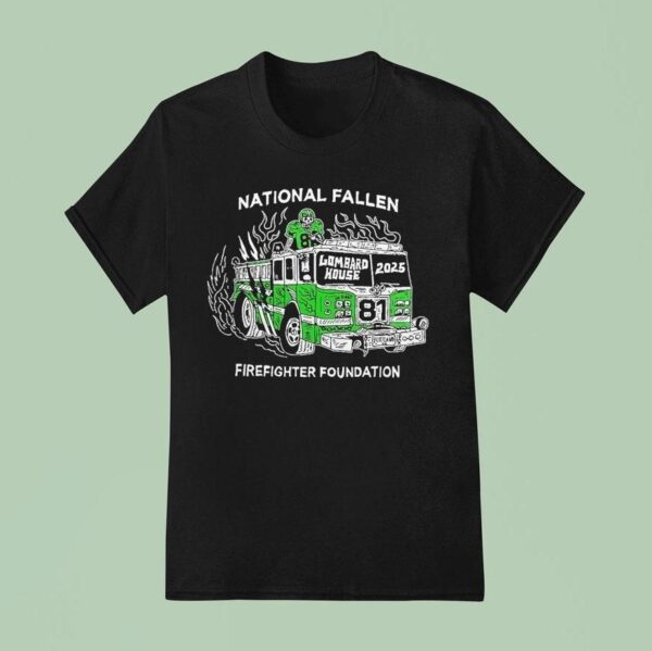 Philadelphia Eagles National Fallen Firefighters Foundation Lombard House Philly T Shirt