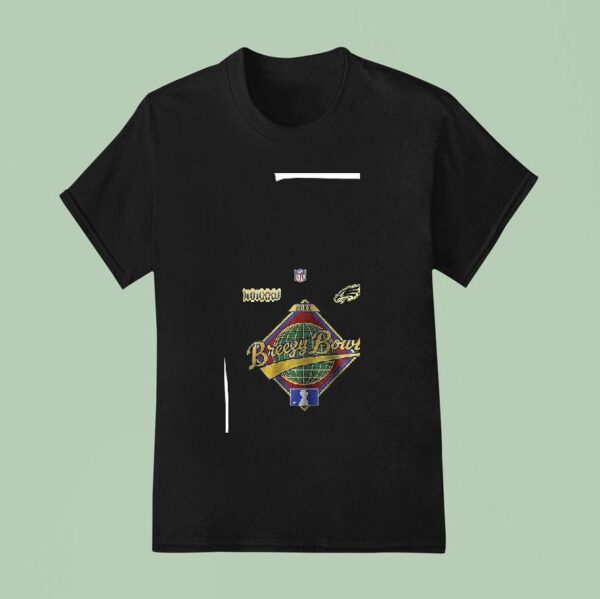 Philadelphia Ealges X Chris Brown Breezy Bowl Logo T Shirt