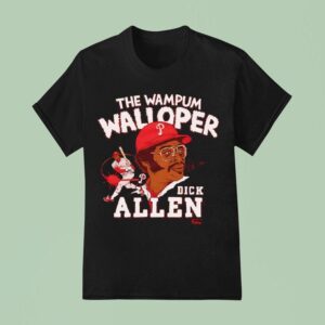 Phillies Dick Allen Signature The Wampum Walloper T Shirt