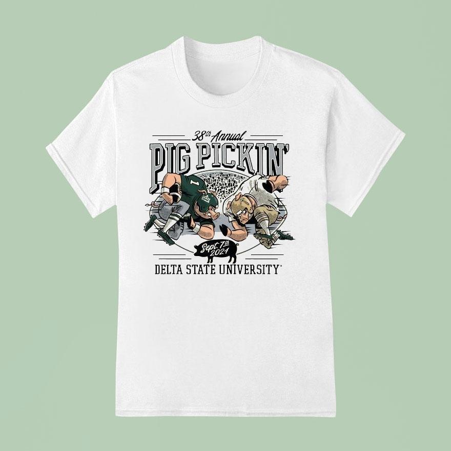 Pig Pickin Th Annual Delta State University Sept Th T Shirt
