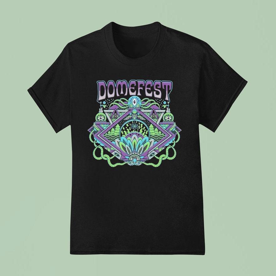 Pigeons Playing Ping Pong Domefest Energy T Shirt